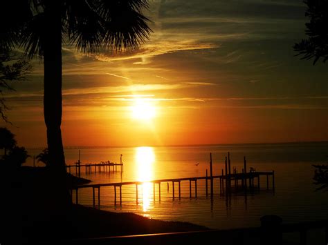 Pensacola Bay Sunrise Photograph By Shelly Grobstig Fine Art America