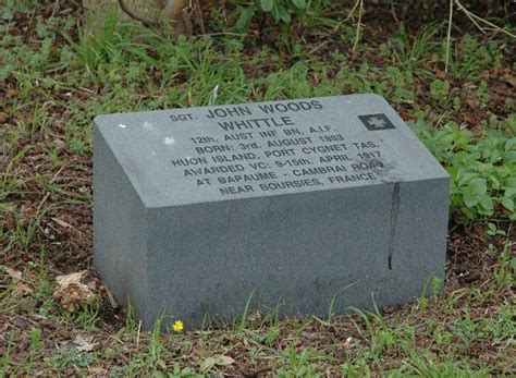 Sergeant John Woods Whittle Vc Monument Australia