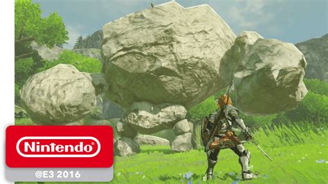 The Legend Of Zelda Breath Of The Wild Gameplay Trailer Reveals A Big
