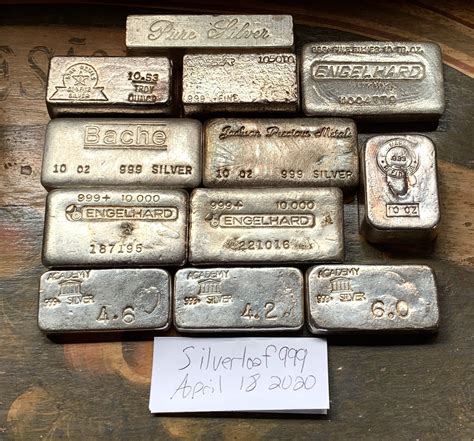 [WTS] Nice Lot Of Old Pour Silver Bars. : Pmsforsale