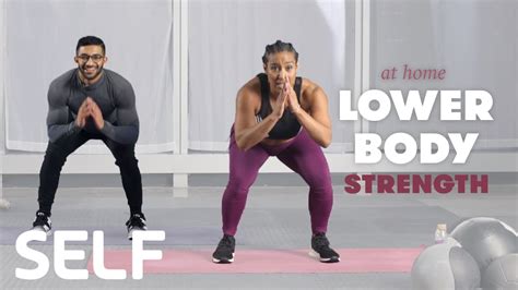 30 Minute Lower Body Strength Workout With Warm Up No Equipment At
