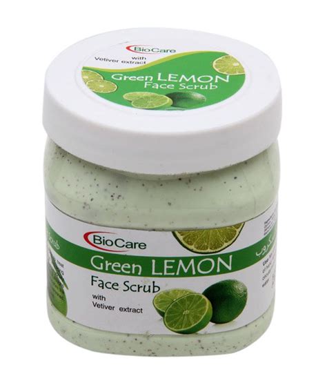 Biocare Face Scrub Green Lemon 500 Ml Buy Biocare Face Scrub Green