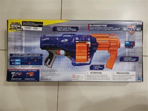 Brand New In Box Genuine N Strike Elite Surgefire Nerf Gun Hobbies