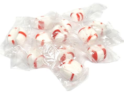 Soft Peppermint Puffs Mint Candy Clear Wrapped 1lb An American