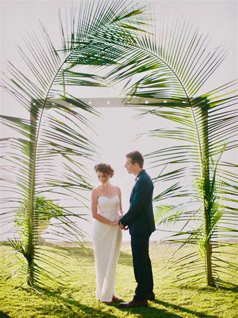 palm tree fronds boda tropical fotografia boda bodas destino