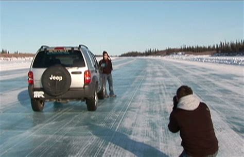 260 taking the scenic route! Canada Cool I In the Canadian north roads are constructed ...