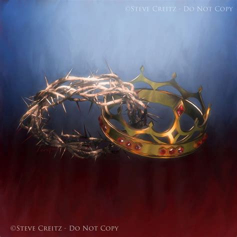 Crowns Linked Hd — Creitz Illustration Studio Jesus Painting Jesus