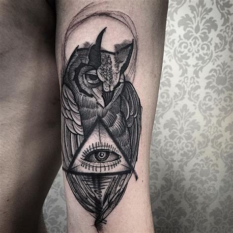 Occult Owl By Junnio Nunes Junnionunes Tattoo Magazines Tattoos