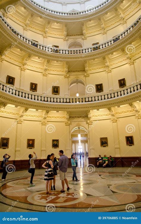 Interior Look At Texas State Capitol Building Editorial Image Image