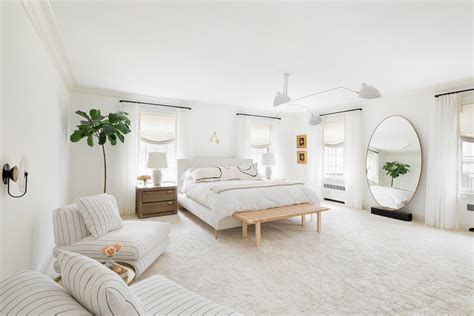 The all white bedroom design gives the room such a large and bright appearance that is perfect for your. Contemporary New York Home with a Dreamy All-White Bedroom ...