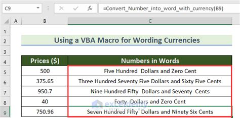 How To Convert Number To Words In Excel 4 Suitable Ways