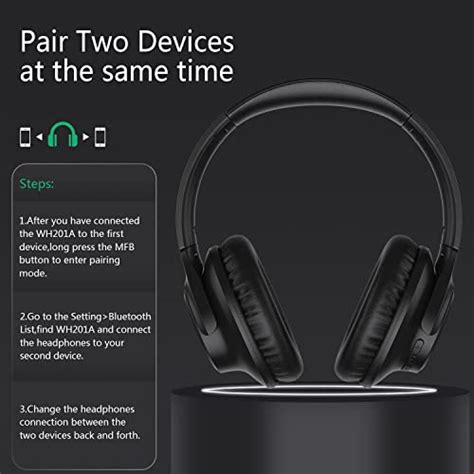 Runolim Bluetooth Headphones Over Earwireless Headphones With