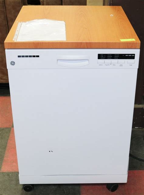 Ge Portable Dishwasher With Stainless Steel Tub