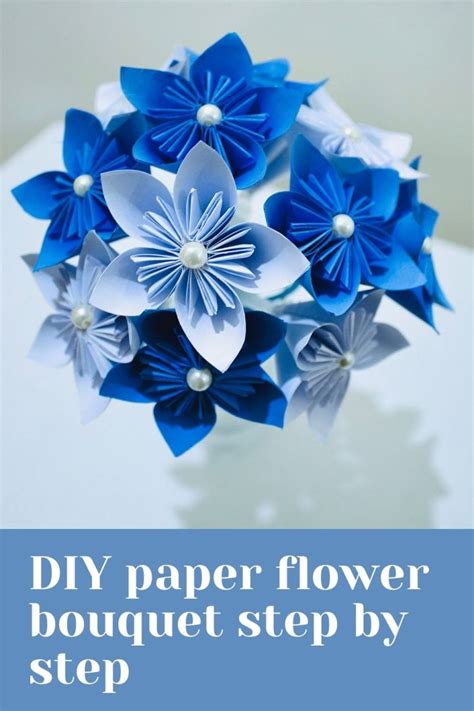 How To Make Paper Flower Bouquet Step By Step Tutorial