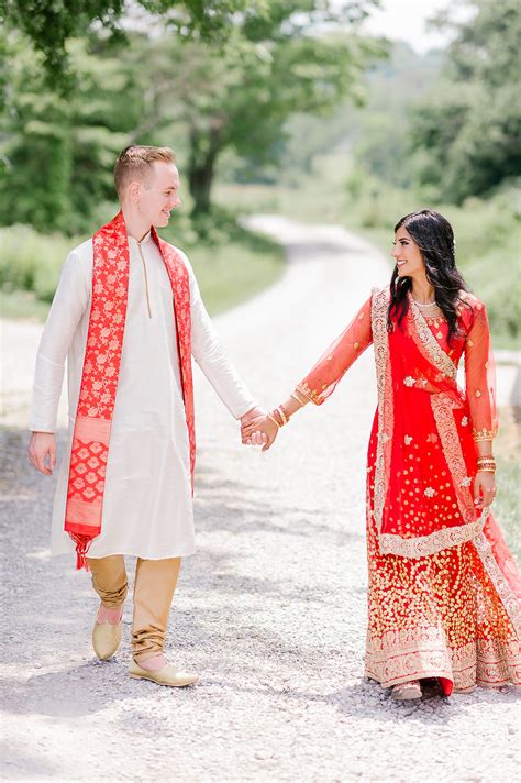 A Stunning Indian American Fusion Wedding In Indiana