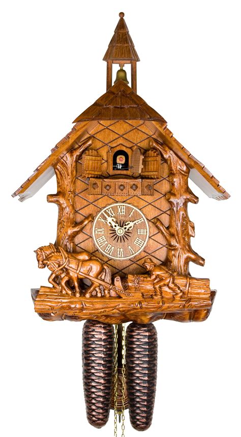 Adolf Herr Cuckoo Clock The Lumberjack Ah 3061 8t New Ebay