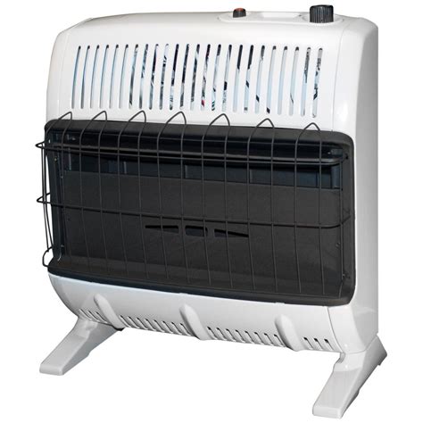 Choosing the best gas garage heater depends on the space you have; Mr. Heater® Vent Free 30,000 BTU / Hr. Garage Heater ...
