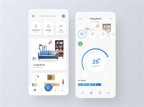Smart Home App By Listya Dwi Ariadi On Dribbble Dwi Temperature And
