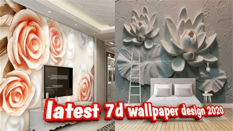 Latest 7d Wallpaper For Wall 2020 For Living Room Tv Unit Area Wall