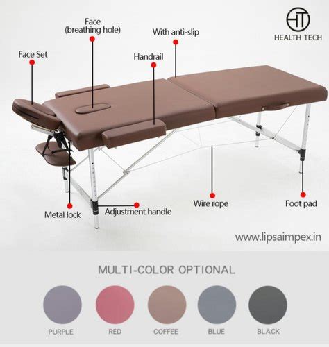 Aluminium Legs 2 Section Portable Massage Table Model Namenumber