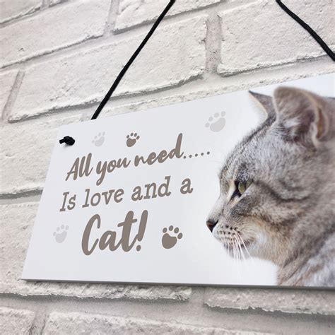 Cat Signs For Home Funny Cat T Home Wall Plaque Pet Animal Cat Lover