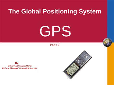 Pdf The Global Positioning System Gps Part