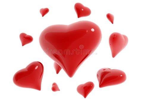 Hearts Around The Heart Stock Illustration Illustration Of Love 12569334