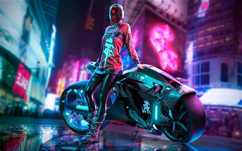 1440x900 Cyberpunk Futuristic Woman 1440x900 Wallpaper Hd Artist 4k