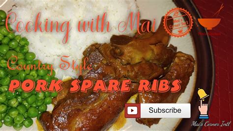 Country Style Pork Spare Ribs I Mai S Corner Youtube