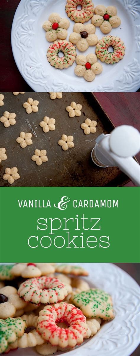 Vanilla Cardamom Spritz Cookies Recipe Spritz Cookies Spritz