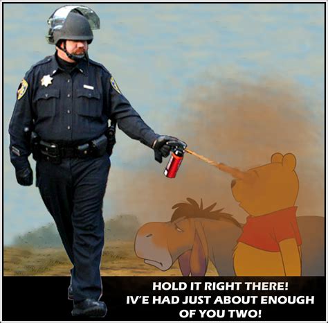 Funny Pepper Spraying Cop Meme 14 Morning Memes Memes Cops Humor Hot
