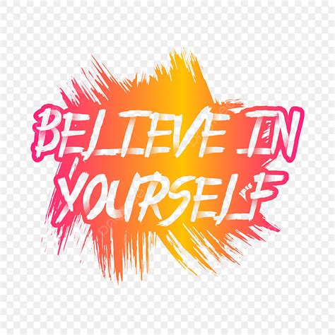 Believe In Yourself Vector Art Png Believe In Yourself Retro Style