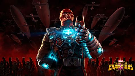 Red Skull Contest Of Champions 4k Wallpaperhd Games Wallpapers4k