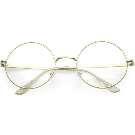 Vintage Lennon Inspired Clear Lens Round Frame Glasses 9222 In 2021 Round Glasses Frames