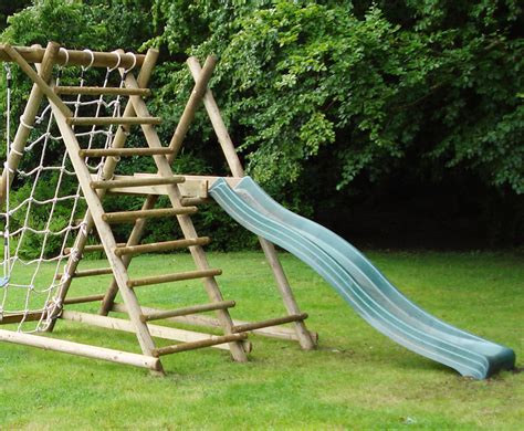 Wooden Slide Frame For The Garden Round Timbers Scotland Uk