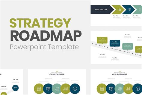 Microsoft Powerpoint Roadmap Template Free Download Template Power