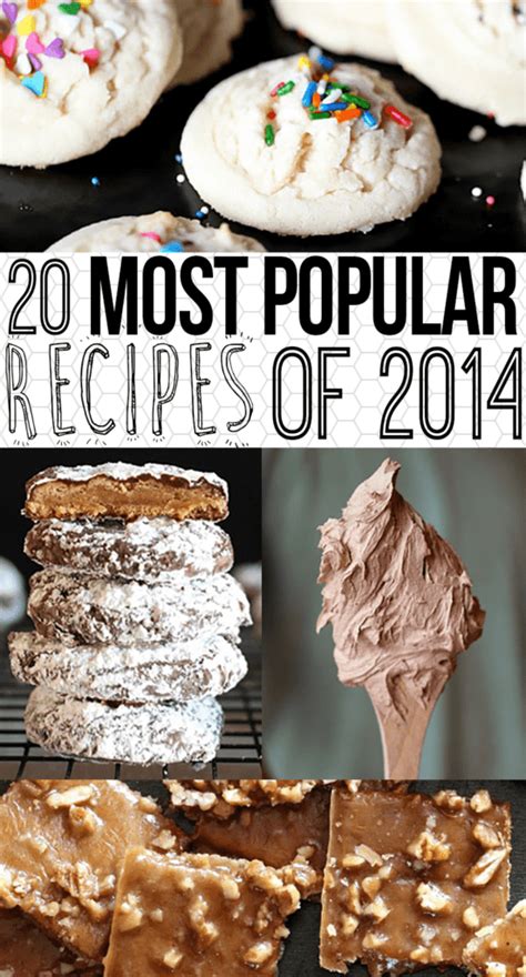 Most Popular Recipes Of 2014 Cookies And Cups