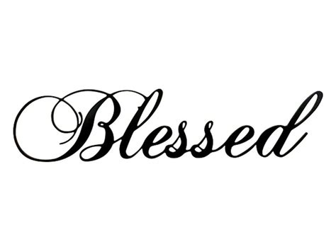 Red Barrel Studio Blessed Wall Décor Wayfair Tattoo Lettering