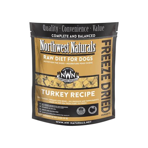 Northwest Naturals Freeze Dried Raw Diet Dog Food Only Natural Pet