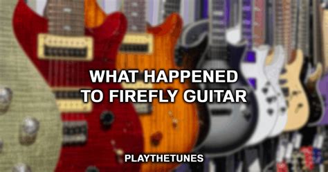 what happened to firefly guitars full explanation