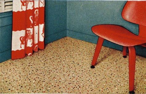 Vintage Linoleum Design 1952 Cool House Designs Retro Flooring