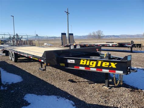 2021 Big Tex Trailers 14oa 20 Bumper Pull Deck Over Flatbed Trailer