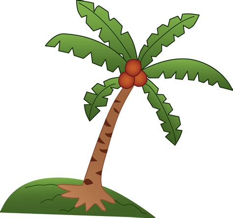 Cartoon Palm Tree Clip Art Free