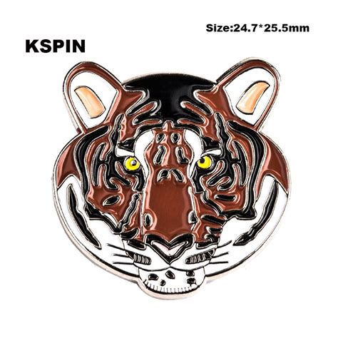 Tiger Lapel Pin Badge Pin 5pcs Xy0115 In Badges From Home And Garden On