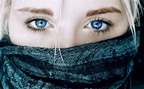 Download Blue Eyes Face Woman Eye Hd Wallpaper