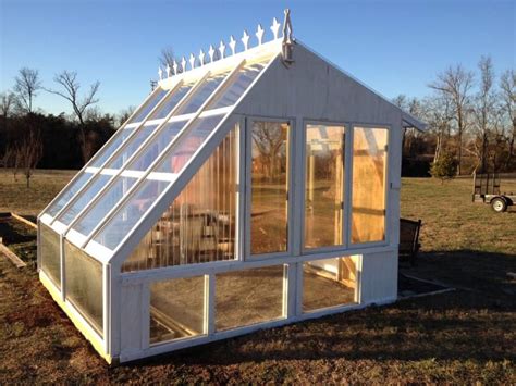 See additional photos and how she built it: He Builds a Greenhouse from Old Windows | Home Design, Garden & Architecture Blog Magazine
