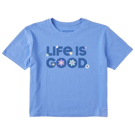 women s boxy crusher tee collection life is good official site