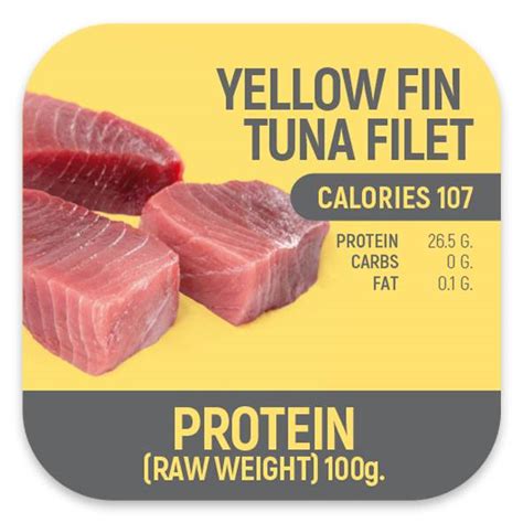 Yellowfin Tuna 100g 107 Cals Pure Prep Phuket Thailand
