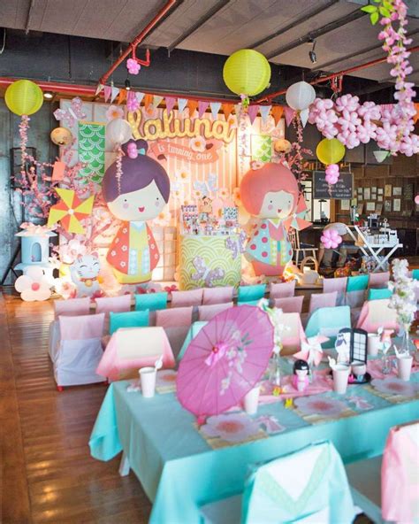 Japanese Birthday Party Ideas Photo 6 Of 28 Japanese Birthday