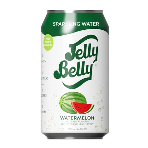 Jelly Belly Watermelon Sparkling Water 12oz 355ml Poppin Candy